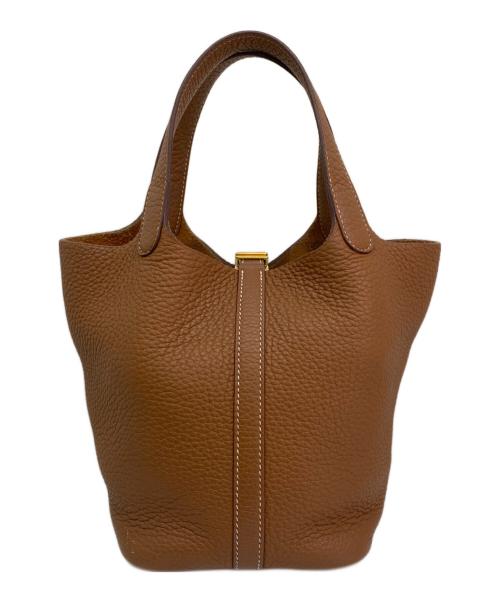 HERMES（エルメス）HERMES (エルメス) ピコタンロックPM ブラウン系の古着・服飾アイテム