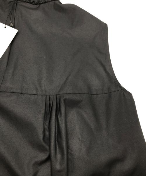 LOHEN（ローヘン）LOHEN (ローヘン) ギャザースタンドカラーブラウス ブラック サイズ:FREE 未使用品の古着・服飾アイテム