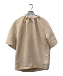 CYCLAS（シクラス）の古着「アルパカ シャギーギャザートップス」｜ベージュ