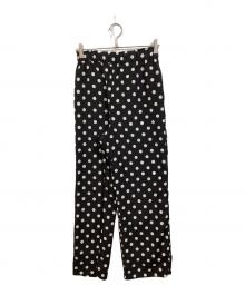 Whim Gazette（ウィムガゼット）の古着「ドットパンツ」｜ブラック