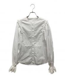 cygne（シーニュ）の古着「アームスリットブラウス」｜ホワイト