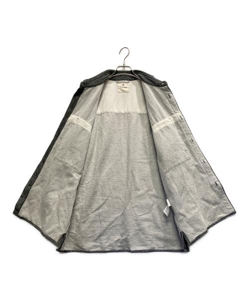 Snow peak（スノーピーク）Snow peak (スノーピーク) Camping Flannel Utility Shirt グレー サイズ:Lの古着・服飾アイテム