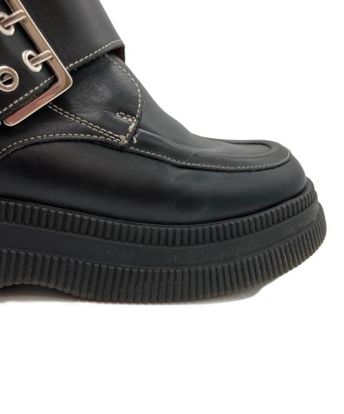 GANNI（ガニー）Ganni (ガニー) Creepers Monk Strap Boot ブラック サイズ:40の古着・服飾アイテム