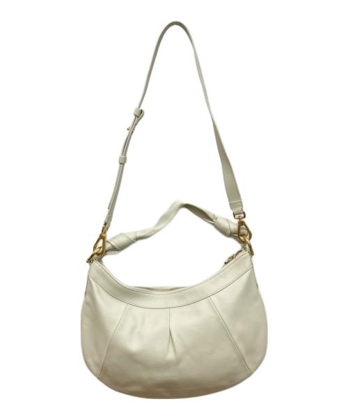 COLE HAAN（コールハーン）COLE HAAN (コールハーン) アポンテ スラウチ ホーボー アイボリーの古着・服飾アイテム