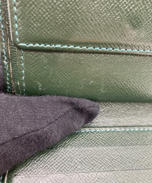 LOUIS VUITTON（ルイ ヴィトン）LOUIS VUITTON (ルイ ヴィトン) 2つ折り財布 グリーンの古着・服飾アイテム