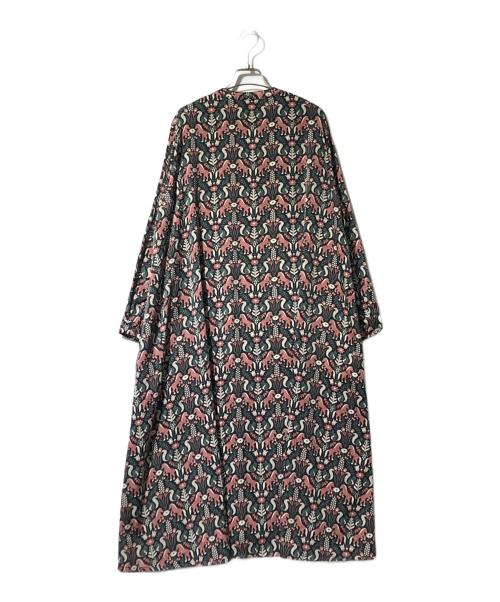 Marble SUD（マーブルシュッド）Marble SUD (マーブルシュッド) gobelin pt スキッパーシャツOP ブラック サイズ:表記なしの古着・服飾アイテム