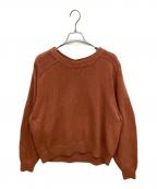 FRAMeWORKフレームワーク）の古着「コットンリネンリリーニット」｜ブラウン