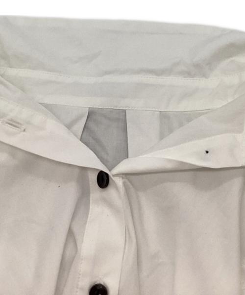 CADUNE（カデュネ）CADUNE (カデュネ) ボウ付きシャツチュニック ホワイト サイズ:38の古着・服飾アイテム