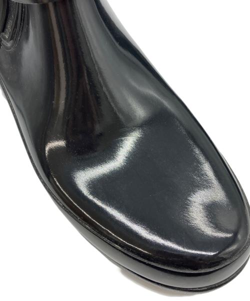 HUNTER（ハンター）HUNTER (ハンター) REFINED GLOSS QUILT CHELSEA　リファインドグロスキルテッドチェルシー ブラック サイズ:UK 5の古着・服飾アイテム