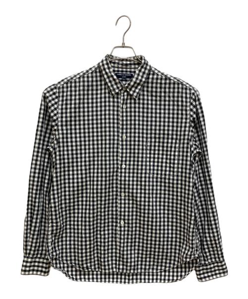COMME des GARCONS HOMME（コムデギャルソン オム）COMME des GARCONS HOMME (コムデギャルソン オム) ギンガムチェックシャツ ブラック×ホワイト サイズ:Lの古着・服飾アイテム