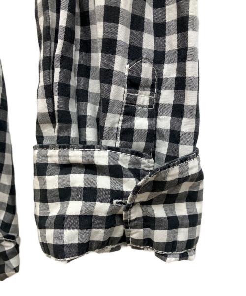 COMME des GARCONS HOMME（コムデギャルソン オム）COMME des GARCONS HOMME (コムデギャルソン オム) ギンガムチェックシャツ ブラック×ホワイト サイズ:Lの古着・服飾アイテム