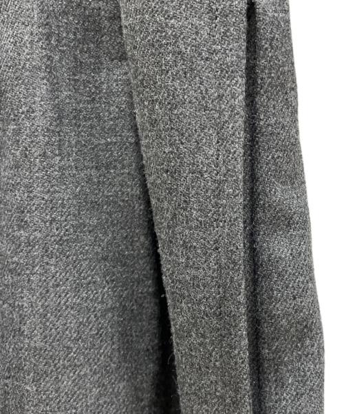 VERMEIL par iena（ヴェルメイユ パー イエナ）VERMEIL par iena (ヴェルメイユ パー イエナ) P/RY ツイルウエストシェイプパフスリーブワンピース グレー サイズ:36の古着・服飾アイテム