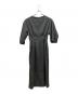 VERMEIL par iena (ヴェルメイユ パー イエナ) P/RY ツイルウエストシェイプパフスリーブワンピース グレー サイズ:36：13000円