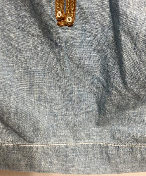 POLO RALPH LAUREN（ポロ・ラルフローレン）POLO RALPH LAUREN (ポロ・ラルフローレン) 刺繍デニムハーフパンツ インディゴ サイズ:38 未使用品の古着・服飾アイテム