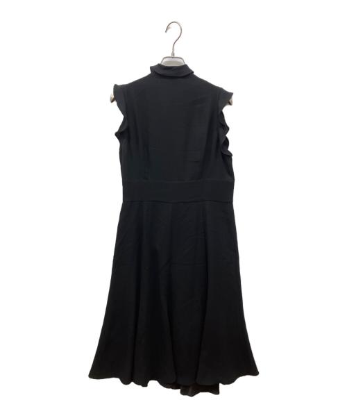 Max Mara Studio（マックスマーラ ストゥディオ）MAX MARA STUDIO (マックスマーラ ストゥディオ) シルク混ワンピース ブラック サイズ:42の古着・服飾アイテム