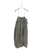 Ameriアメリ）の古着「MEDI ADJUST SHELLY GATHER DRESS」｜グレー