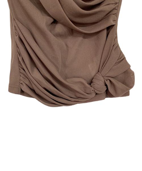 ROKH（ロク）ROKH (ロク) ノットディテール トップ ベージュ サイズ:SIZE Sの古着・服飾アイテム