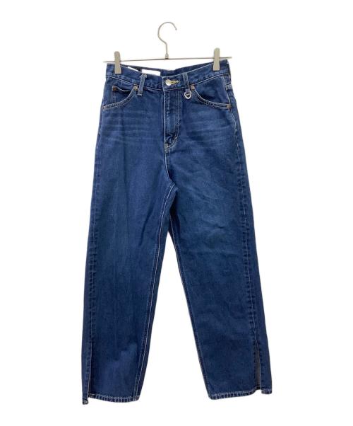 LEE（リー）LEE (リー) MIESROHE (ミースロエ) LEE　MIESROHE　コラボスリットデニムPT インディゴの古着・服飾アイテム