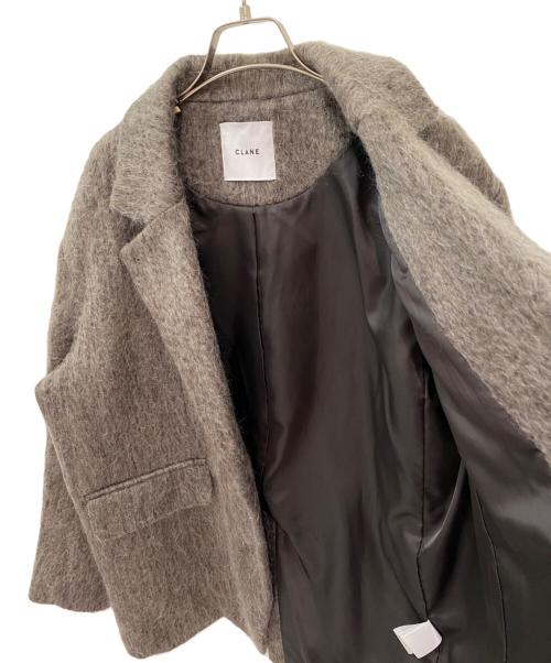 CLANE（クラネ）CLANE (クラネ) MIX SHAGGY OVER TAILORED JACKET ブラウン サイズ:1の古着・服飾アイテム