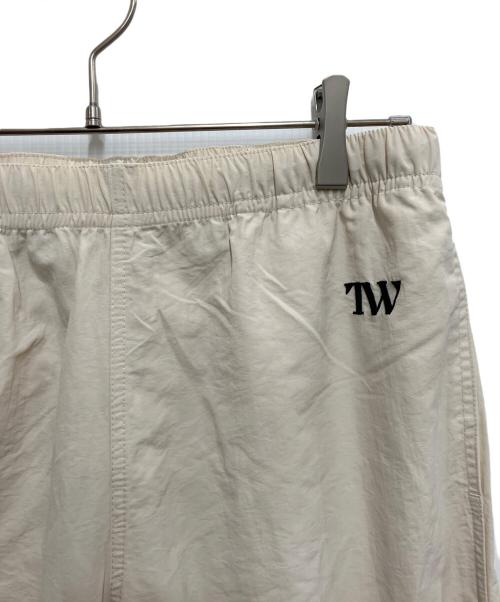TW（トゥ）TW (トゥ) Unisex Nylon Pants ベージュ サイズ:Mの古着・服飾アイテム