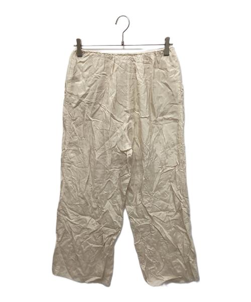 ETRE TOKYO（エトレトウキョウ）ETRE TOKYO (エトレトウキョウ) カットオフキュプラリラックスパンツ ベージュ サイズ:Sの古着・服飾アイテム