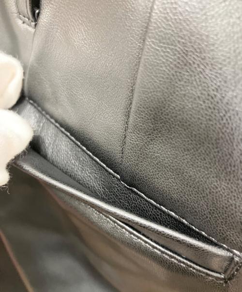 ETRE TOKYO（エトレトウキョウ）ETRE TOKYO (エトレトウキョウ) フェイクレザーIラインスカート ブラック サイズ:Sの古着・服飾アイテム