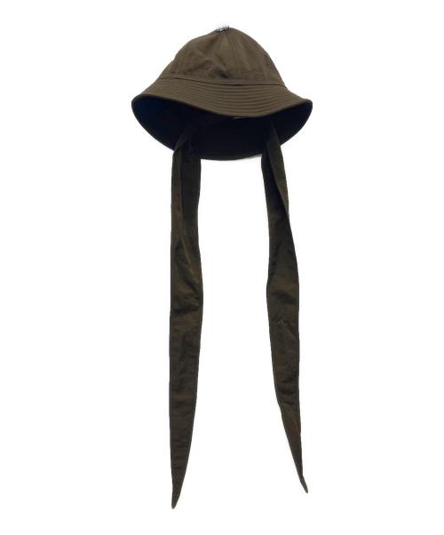 SOLOV（ソルヴ）SOLOV (ソルヴ) 2WAY RIBBON BUCKET HAT　2ウェイリボンバケットハット ブラウン サイズ:58cmの古着・服飾アイテム