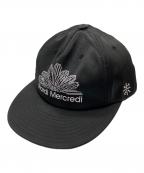 Mardi Mercredi×NARDISマルディメクルディ×ナーディス）の古着「FLOWER BALLCAP」｜ブラック