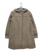 WEEKEND Max Maraウィークエンド マックスマーラ）の古着「ウールフーデッドコート」｜ベージュ