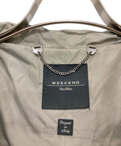 WEEKEND Max Mara（ウィークエンド マックスマーラ）WEEKEND Max Mara (ウィークエンド マックスマーラ) ウールフーデッドコート ベージュ サイズ:42の古着・服飾アイテム