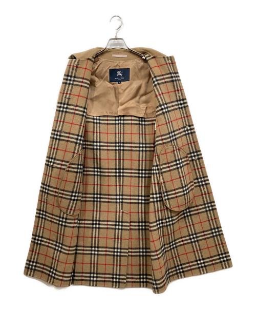 BURBERRY LONDON（バーバリーロンドン）BURBERRY LONDON (バーバリーロンドン) ウールカシミヤコート ベージュ サイズ:38の古着・服飾アイテム