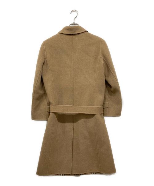 BURBERRY LONDON（バーバリーロンドン）BURBERRY LONDON (バーバリーロンドン) ウールカシミヤコート ベージュ サイズ:38の古着・服飾アイテム