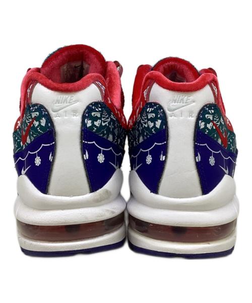 NIKE（ナイキ）NIKE (ナイキ) Air Max 95 Christmas Sweater レッド×ブルー サイズ:25の古着・服飾アイテム