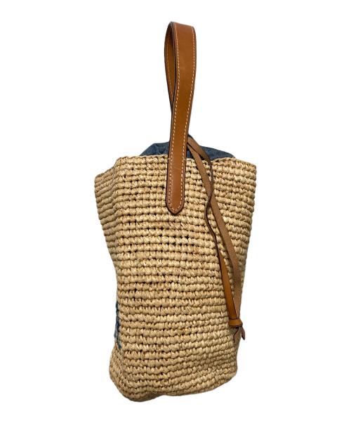 POLO RALPH LAUREN（ポロ・ラルフローレン）POLO RALPH LAUREN (ポロ・ラルフローレン) カゴバッグ ベージュの古着・服飾アイテム