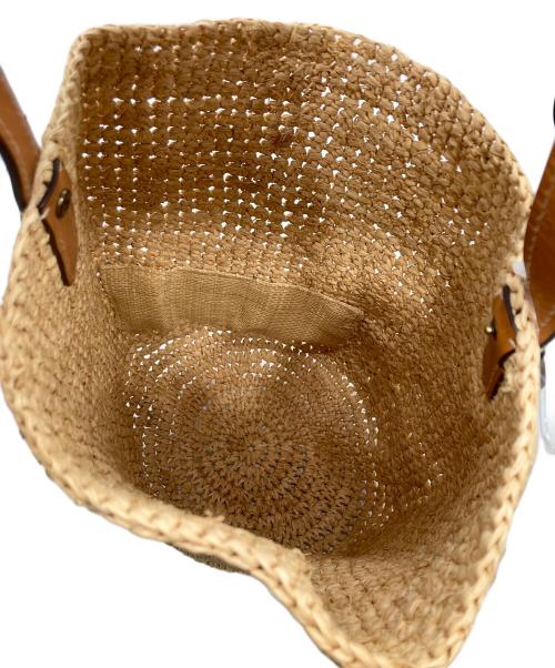 POLO RALPH LAUREN（ポロ・ラルフローレン）POLO RALPH LAUREN (ポロ・ラルフローレン) カゴバッグ ベージュの古着・服飾アイテム