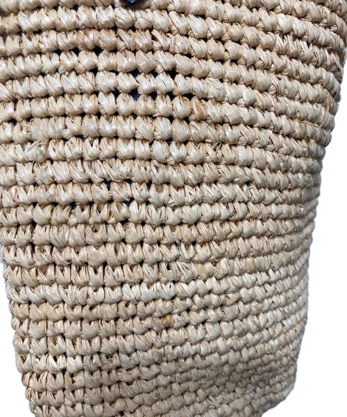 POLO RALPH LAUREN（ポロ・ラルフローレン）POLO RALPH LAUREN (ポロ・ラルフローレン) カゴバッグ ベージュの古着・服飾アイテム