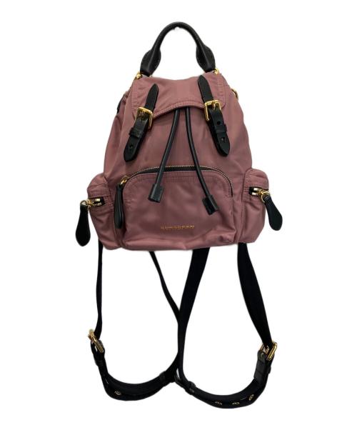 BURBERRY（バーバリー）BURBERRY (バーバリー) ナイロンリュック ピンクの古着・服飾アイテム