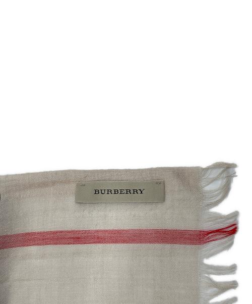 BURBERRY（バーバリー）BURBERRY (バーバリー) ジャイアントチェックスカーフ ベージュの古着・服飾アイテム