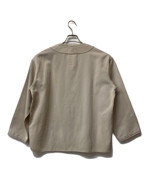 VISVIM（ビズビム）VISVIM (ビズビム) VISVIM DUGOUT SHIRT L/S ベージュ サイズ:2の古着・服飾アイテム