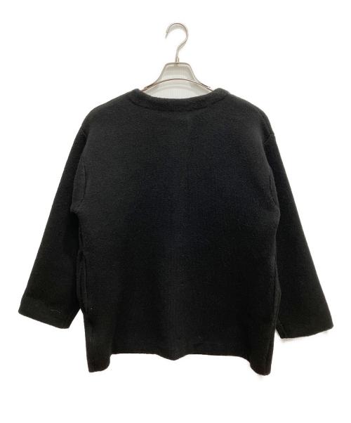 mylanka（ミランカ）mylanka (ミランカ) Wフェイスカーディガン ブラック サイズ:38 未使用品の古着・服飾アイテム