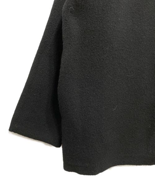 mylanka（ミランカ）mylanka (ミランカ) Wフェイスカーディガン ブラック サイズ:38 未使用品の古着・服飾アイテム