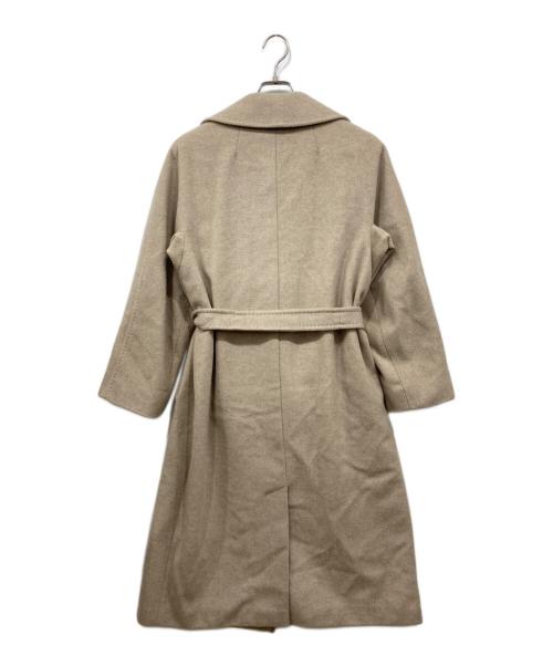 WEEKEND Max Mara（ウィークエンド マックスマーラ）Weekend Max Mara (ウィークエンド マックスマーラ) ヴァージンウール ダブルコート ベージュ サイズ:38の古着・服飾アイテム