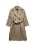 Weekend Max Mara（ウィークエンド マックスマーラ）の古着「ヴァージンウール ダブルコート」｜ベージュ