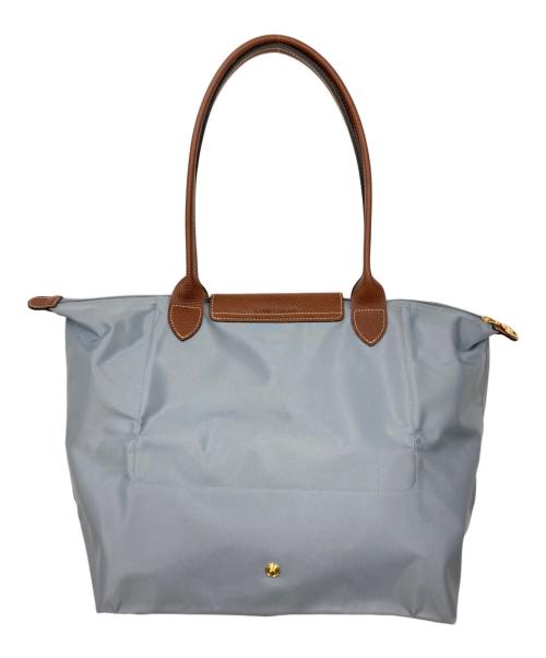 LONGCHAMP（ロンシャン）LONGCHAMP (ロンシャン) ル プリアージュ オリジナル L ブラウン×スカイブルーの古着・服飾アイテム