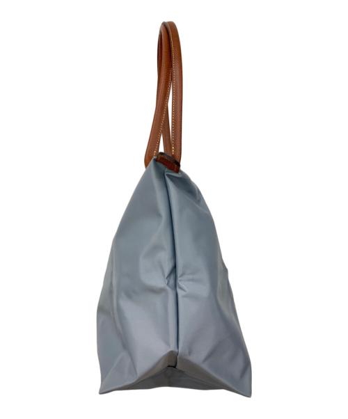 LONGCHAMP（ロンシャン）LONGCHAMP (ロンシャン) ル プリアージュ オリジナル L ブラウン×スカイブルーの古着・服飾アイテム