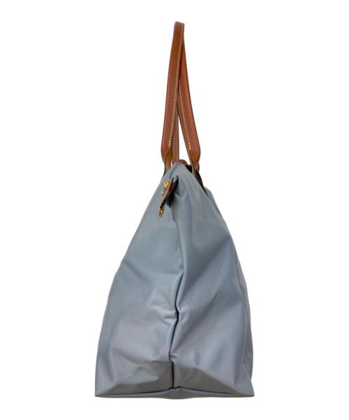 LONGCHAMP（ロンシャン）LONGCHAMP (ロンシャン) ル プリアージュ オリジナル L ブラウン×スカイブルーの古着・服飾アイテム