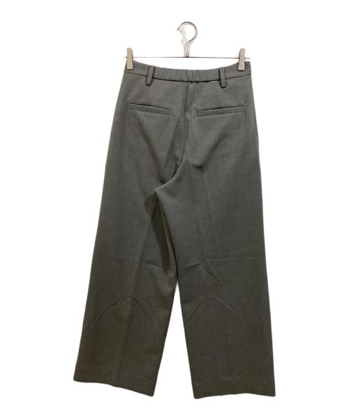 Spick and Span（スピックアンドスパン）Spick and Span (スピックアンドスパン) ダブルクロスツータックパンツ グレー サイズ:SIZE 36の古着・服飾アイテム
