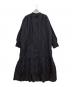 JOURNAL STANDARD（ジャーナルスタンダード）の古着「デシンマキシティアードワンピース」｜ブラック