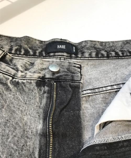 HARE（ハレ）HARE (ハレ) コンバートフリンジデニムパンツ グレー サイズ:Mの古着・服飾アイテム