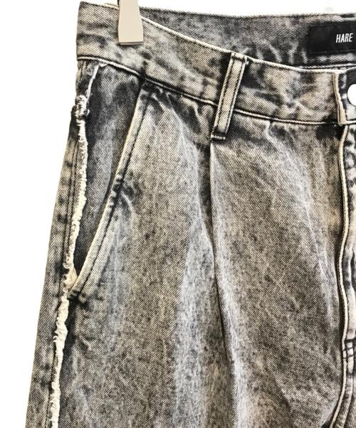 HARE（ハレ）HARE (ハレ) コンバートフリンジデニムパンツ グレー サイズ:Mの古着・服飾アイテム